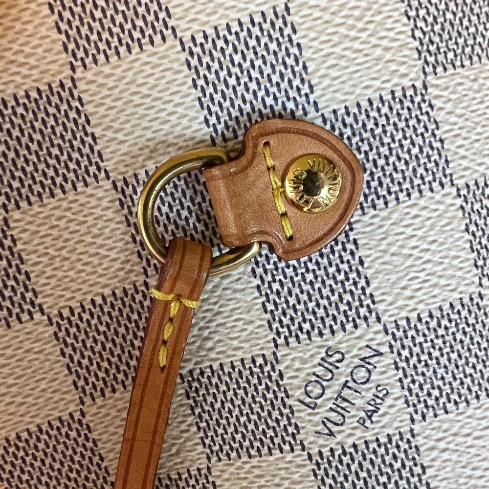 Louis Vuitton Damier Azur Tote with Vachetta Trim - Picture 11 of 16